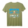 Uncle Onkel Schwangerschaft Gamer Geschenke - Werdende Onkel T-Shirt mit 8bit Pixel-Art für humorvolle Babyankündigungen