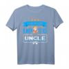 Uncle Onkel Schwangerschaft Gamer Geschenke - Werdende Onkel T-Shirt mit 8bit Pixel-Art für humorvolle Babyankündigungen