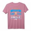 Uncle Onkel Schwangerschaft Gamer Geschenke - Werdende Onkel T-Shirt mit 8bit Pixel-Art für humorvolle Babyankündigungen