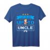Uncle Onkel Schwangerschaft Gamer Geschenke - Werdende Onkel T-Shirt mit 8bit Pixel-Art für humorvolle Babyankündigungen