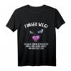 Kinder T-Shirt Finger weg ich habe einen verrückten Onkel - Lustiges Geschenk für Kinder und Familienmitglieder