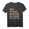 Lustiges Onkel T-Shirt - Der Mann Der Mythos Die Legende Der Schlechte Einfluss Geschenkidee für Geburtstag, Vatertag & Weihnachten