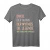 Lustiges Onkel T-Shirt - Der Mann Der Mythos Die Legende Der Schlechte Einfluss Geschenkidee für Geburtstag, Vatertag & Weihnachten