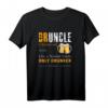 Druncle Like a normal uncle only drunker - Lustiges Bier T-Shirt für Männer, Onkel & Freunde als Geschenk für Feiern und Feste