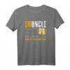 Druncle Like a normal uncle only drunker - Lustiges Bier T-Shirt für Männer, Onkel & Freunde als Geschenk für Feiern und Feste