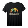 Onkelsaurus der lustige Dinosaurier Familie Tante und Onkel T-Shirt – Originelles Geschenk zum Vatertag & Party-Outfit für Familienfeiern