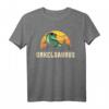 Onkelsaurus der lustige Dinosaurier Familie Tante und Onkel T-Shirt – Originelles Geschenk zum Vatertag & Party-Outfit für Familienfeiern
