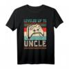 Leveled Up To Uncle 2022 Bald Onkel T-Shirt – Perfektes Geschenk für Gamer und zukünftige Onkel