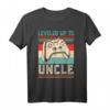 Leveled Up To Uncle 2022 Bald Onkel T-Shirt – Perfektes Geschenk für Gamer und zukünftige Onkel