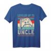 Leveled Up To Uncle 2022 Bald Onkel T-Shirt – Perfektes Geschenk für Gamer und zukünftige Onkel