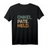 Onkel Pate Held Geschenk für Taufpate & Patenonkel - Perfektes Geschenk zu Taufe, Firmung, Erstkommunion, Weihnachten & Geburtstag