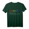 Guncle Regenbogen-Flaggenfarben T-Shirt - Unterstützung für LGBTQ+ Gemeinschaft im Stolz-Monat, klassisch geschnitten