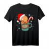 Niedliches Lebkuchenmänner T-Shirt mit 'Melt Your Heart' Motiv – Perfektes Weihnachtsgeschenk für Männer, Frauen, Kinder und Familie