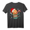 Niedliches Lebkuchenmänner T-Shirt mit 'Melt Your Heart' Motiv – Perfektes Weihnachtsgeschenk für Männer, Frauen, Kinder und Familie