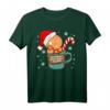 Niedliches Lebkuchenmänner T-Shirt mit 'Melt Your Heart' Motiv – Perfektes Weihnachtsgeschenk für Männer, Frauen, Kinder und Familie