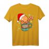 Niedliches Lebkuchenmänner T-Shirt mit 'Melt Your Heart' Motiv – Perfektes Weihnachtsgeschenk für Männer, Frauen, Kinder und Familie
