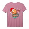 Niedliches Lebkuchenmänner T-Shirt mit 'Melt Your Heart' Motiv – Perfektes Weihnachtsgeschenk für Männer, Frauen, Kinder und Familie