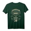 20. Geburtstag Geschenk für Mann: Mythos Legende Januar 2002 Vintage T-Shirt - Perfekt als Geburtstagspresent für Vater, Opa & Onkel