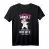 Lustiges Onkel Nichte T-Shirt mit Einhorn-Design – Perfektes Familiengeschenk für Onkels Fans