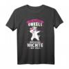 Lustiges Onkel Nichte T-Shirt mit Einhorn-Design – Perfektes Familiengeschenk für Onkels Fans