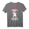 Lustiges Onkel Nichte T-Shirt mit Einhorn-Design – Perfektes Familiengeschenk für Onkels Fans