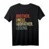 Herren Lustiges Onkel & Patenvater T-Shirt - Legendäres Fun Geschenk für den besten Paten & Onkel