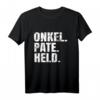 Onkel Pate Held T-Shirt – Geschenkidee für Paten, Neffen und Nichten zum Geburtstag, Weihnachten, Ostern & Namenstag