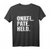 Onkel Pate Held T-Shirt – Geschenkidee für Paten, Neffen und Nichten zum Geburtstag, Weihnachten, Ostern & Namenstag