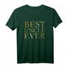 Herren Bester Onkel T-Shirt (Vintage Gelb) Geburtstags- und Weihnachtsgeschenk für Onkel, Brüder und Schwager