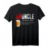 Herren Druncle - Like A Normal Uncle Only Drunker Bier Onkel T-Shirt – Lustiges Geschenk für Onkel und Bierliebhaber