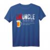 Herren Druncle - Like A Normal Uncle Only Drunker Bier Onkel T-Shirt – Lustiges Geschenk für Onkel und Bierliebhaber