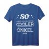 So sieht ein richtig cooler Onkel aus - Geschenk T-Shirt für Geburtstag, Schwangerschaftsbekanntgabe und Familienüberraschung