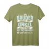 Herren Als Bruder geboren zum Onkel erkoren den Eid - Lustiges Patenonkel T-Shirt für Geburtstage & Weihnachten