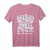 Herren Als Bruder geboren zum Onkel erkoren den Eid - Lustiges Patenonkel T-Shirt für Geburtstage & Weihnachten