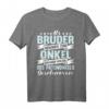 Herren Als Bruder geboren zum Onkel erkoren den Eid - Lustiges Patenonkel T-Shirt für Geburtstage & Weihnachten