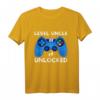Herren Level Onkel freigeschaltet - Neues Onkel Geschenk T-Shirt für Babypartys & Schwangerschaftsankündigungen