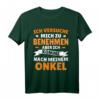 Ich versuche mich zu benehmen, komme nach Onkel T-Shirt – Lustiges Familiengeschenk für Humorvolle Anlässe