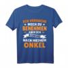 Ich versuche mich zu benehmen, komme nach Onkel T-Shirt – Lustiges Familiengeschenk für Humorvolle Anlässe