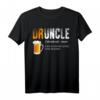 Druncle - Like A Normal Uncle Only Drunker Bier Onkel T-Shirt - Lustiges Geschenk für Bierliebhaber und Onkel zum Geburtstag