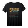 Lustiges Onkel Nichte T-Shirt - 5 Dinge, die Sie über meinen Onkel wissen sollten, Retro-Vintage Geschenk für kleine Mädchen