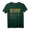 Lustiges Onkel Nichte T-Shirt - 5 Dinge, die Sie über meinen Onkel wissen sollten, Retro-Vintage Geschenk für kleine Mädchen