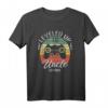 Herren Aufgelevelt bis Onkel Est 2022 T-Shirt – Perfektes Geschenk für Onkel, Schwangerschafts- & Familienankündigung 2022, Vatertag & Männer