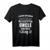 Bester Onkel der Welt T-Shirt – Lustiges Geschenk für Weihnachten & Geburtstag von Nichte oder Neffe