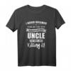 Bester Onkel der Welt T-Shirt – Lustiges Geschenk für Weihnachten & Geburtstag von Nichte oder Neffe