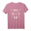 Onkel 2021 T-Shirt - Stolzes Geschenk für Familienmitglieder, die sich auf die Geburt freuen und die Familie unterstützen