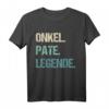 Onkel Pate Legende Firmung Patenonkel T-Shirt – Lustiges Geschenk für Patenkinder, Neffe, Nichte zu Taufe, Firmung, Geburtstag oder Weihnachten