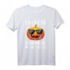 Coolster Kürbis im Patch Kinder T-Shirt | Lustiges Halloween Motiv mit Kürbiskopf & Sonnenbrille
