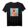 Ja Daddy? Sexy Comic T-Shirt mit nackter Frau - Provokantes Dominanz Motiv für Männer, klassisch geschnitten, doppelt genähter Saum