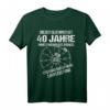 Lustiges HapDeer T-Shirt für Mann und Frau mit Oldtimer Plakette – Perfektes Geschenk für 40 Jahre & Oldtimer Fans