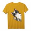 Katzen Kätzchen Mädchen Damen T-Shirt – Süßes Katzen Design für Frauen, Kinder & Katzenliebhaber als Geschenk zum Geburtstag, Weihnachten & Ostern